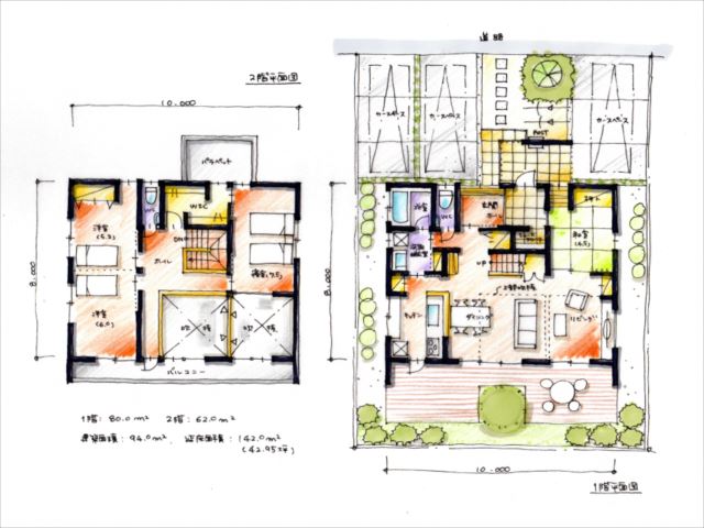 新築内観 平面図プラン　東京都板橋区